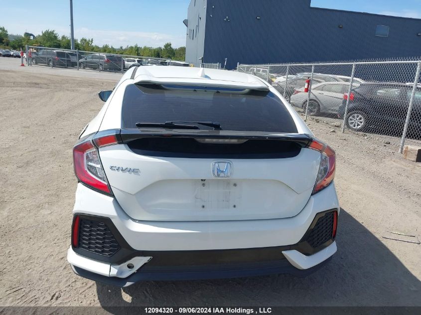 2017 Honda Civic Hatchback VIN: SHHFK7H26HU303475 Lot: 12094320