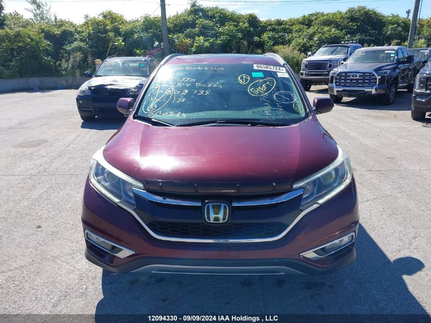 2015 Honda Cr-V Touring VIN: 5J6RM4H92FL802735 Lot: 12094330