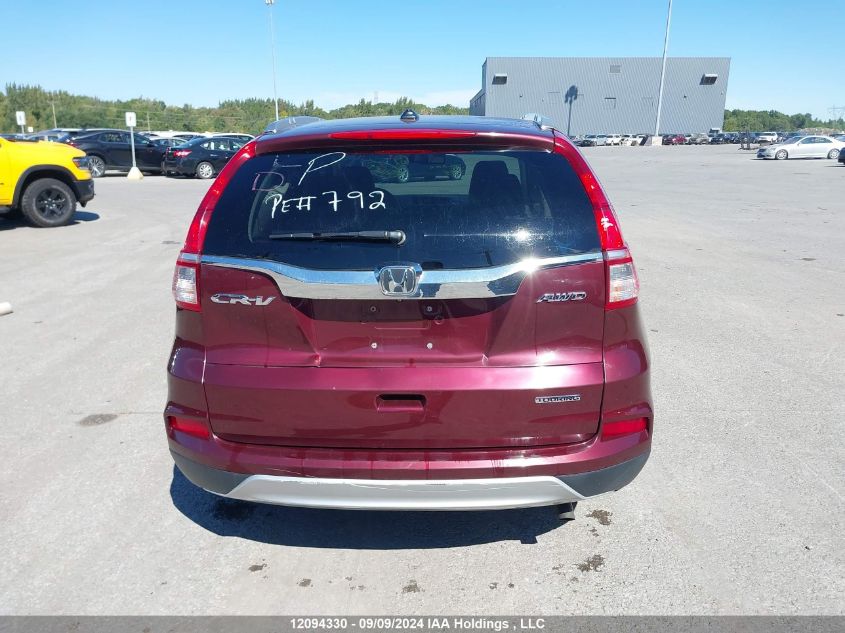 2015 Honda Cr-V Touring VIN: 5J6RM4H92FL802735 Lot: 12094330