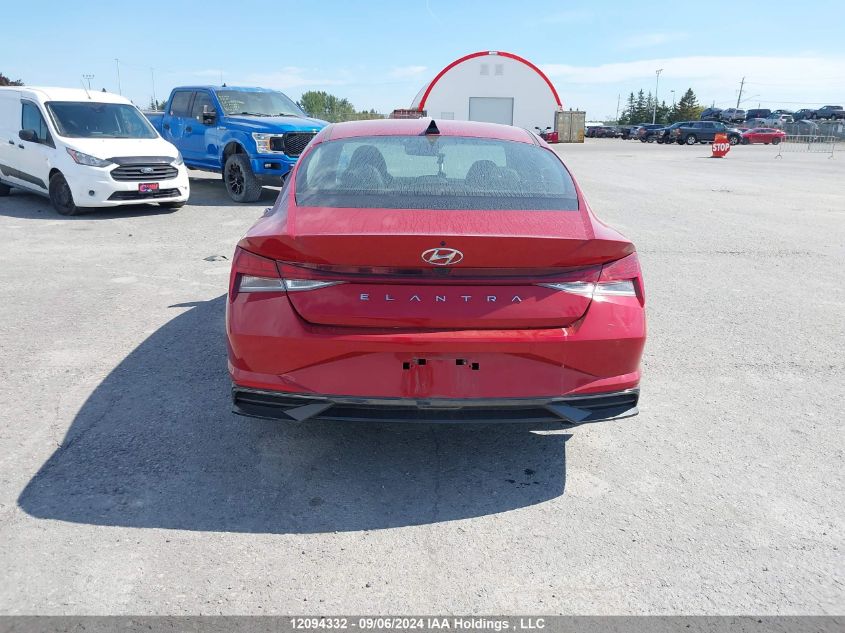 2022 Hyundai Elantra Sel VIN: KMHLN4AG8NU214781 Lot: 12094332