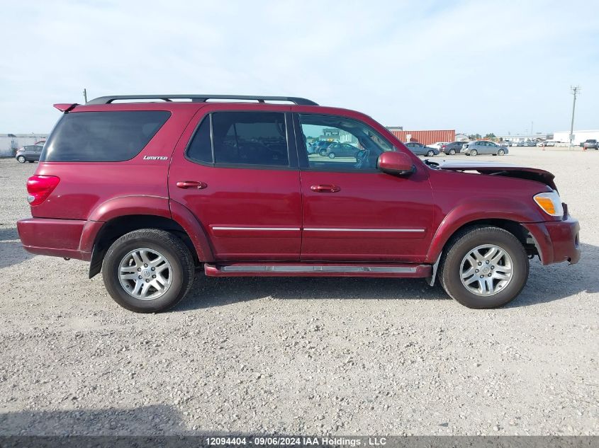 2006 Toyota Sequoia Limited VIN: 5TDBT48A96S276297 Lot: 12094404