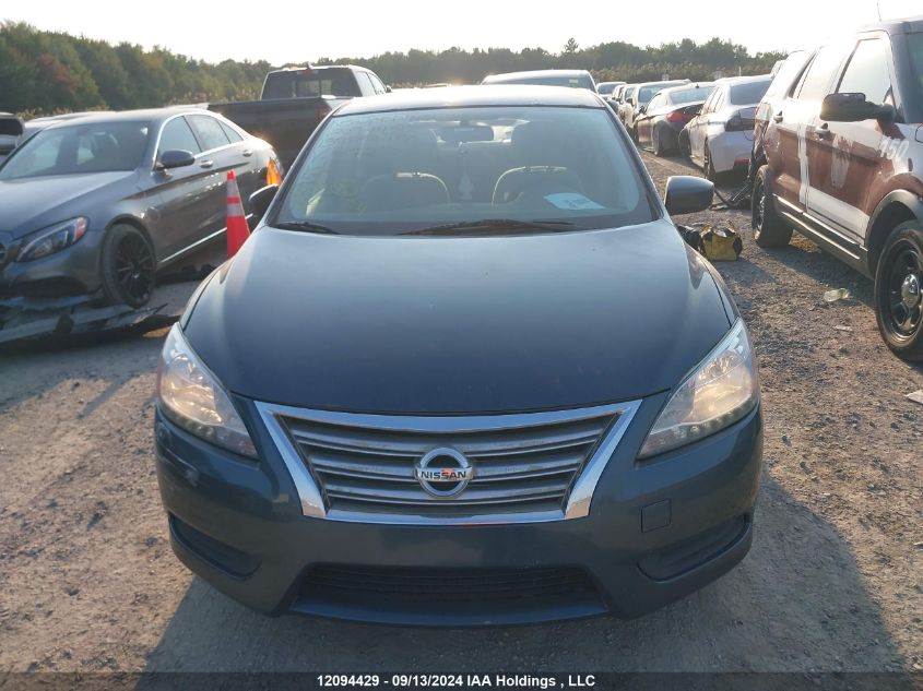 2013 Nissan Sentra S/Sv/Sr/Sl VIN: 3N1AB7AP7DL617250 Lot: 12094429