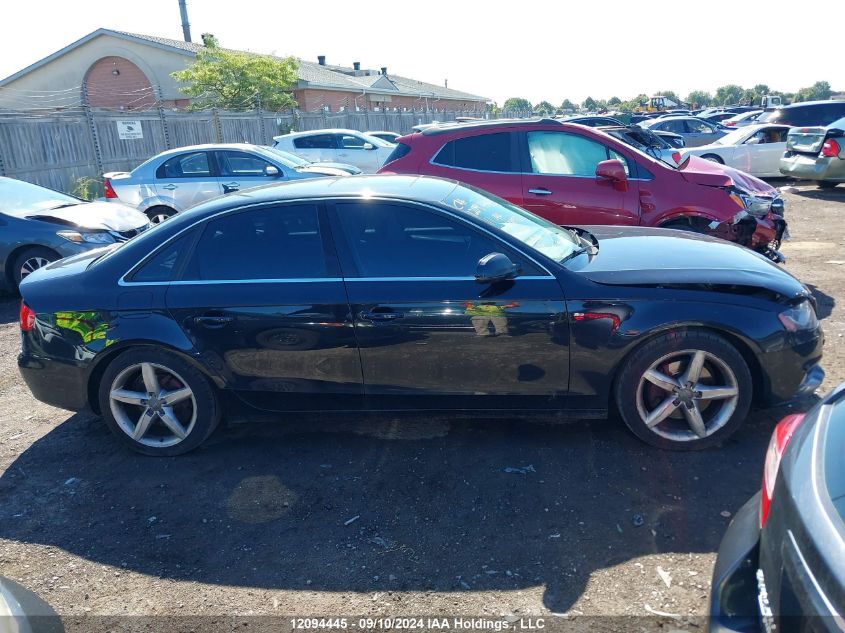 2011 Audi A4 VIN: WAUKFCFL9BN038193 Lot: 12094445