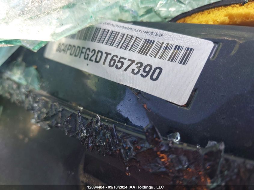 2013 Dodge Journey R/T VIN: 3C4PDDFG2DT657390 Lot: 12094484