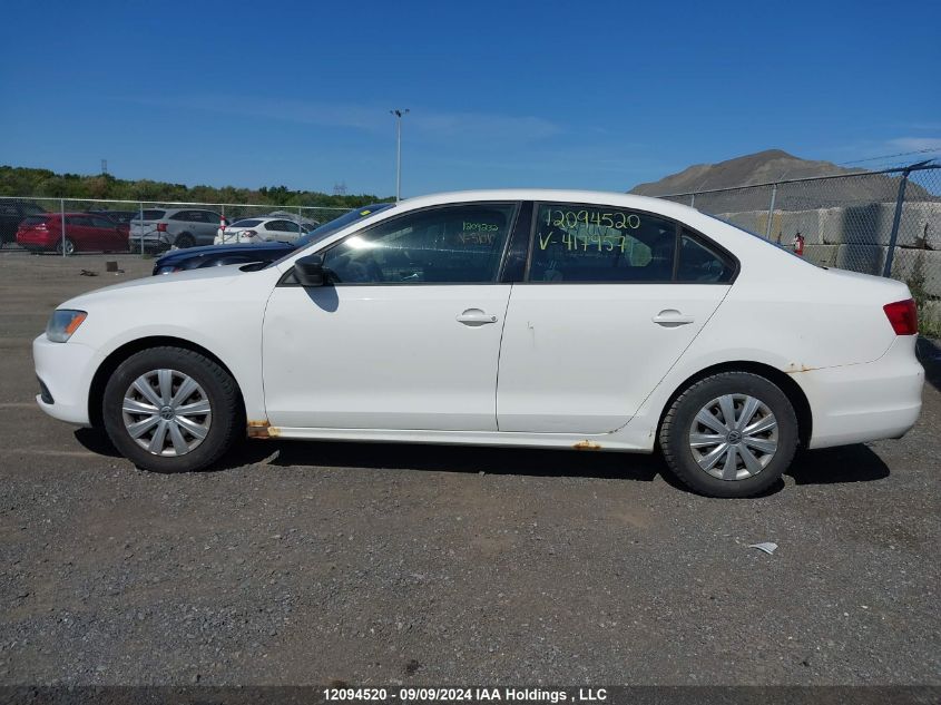 2012 Volkswagen Jetta S VIN: 3VW2K7AJ9CM417957 Lot: 12094520