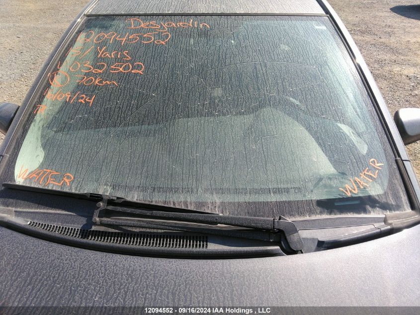 2015 Toyota Yaris VIN: VNKKTUD39FA032502 Lot: 12094552