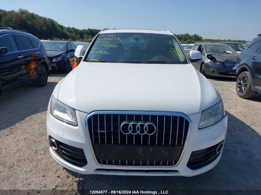 2013 Audi Q5 VIN: WA1LFCFP6DA095420 Lot: 12094577