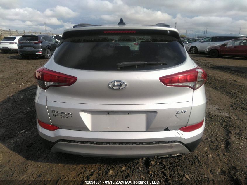 2018 Hyundai Tucson Limited/Sport And Eco/Se VIN: KM8J3CA29JU824792 Lot: 12094581