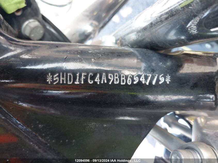 2011 Harley-Davidson Flhtcu VIN: 5HD1FC4A9BB654775 Lot: 12094596