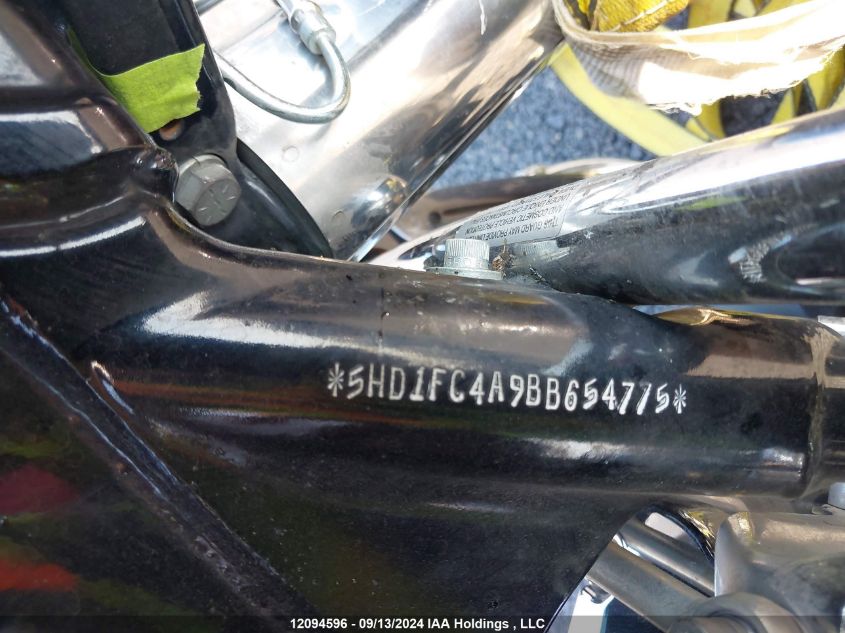 2011 Harley-Davidson Flhtcu VIN: 5HD1FC4A9BB654775 Lot: 12094596