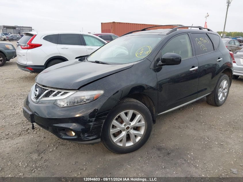 JN8AZ1MW0CW240069 2012 Nissan Murano Sl