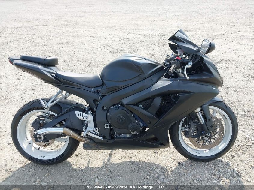 2008 Suzuki Gsx-R600 VIN: JS1GN7EA782105249 Lot: 12094649