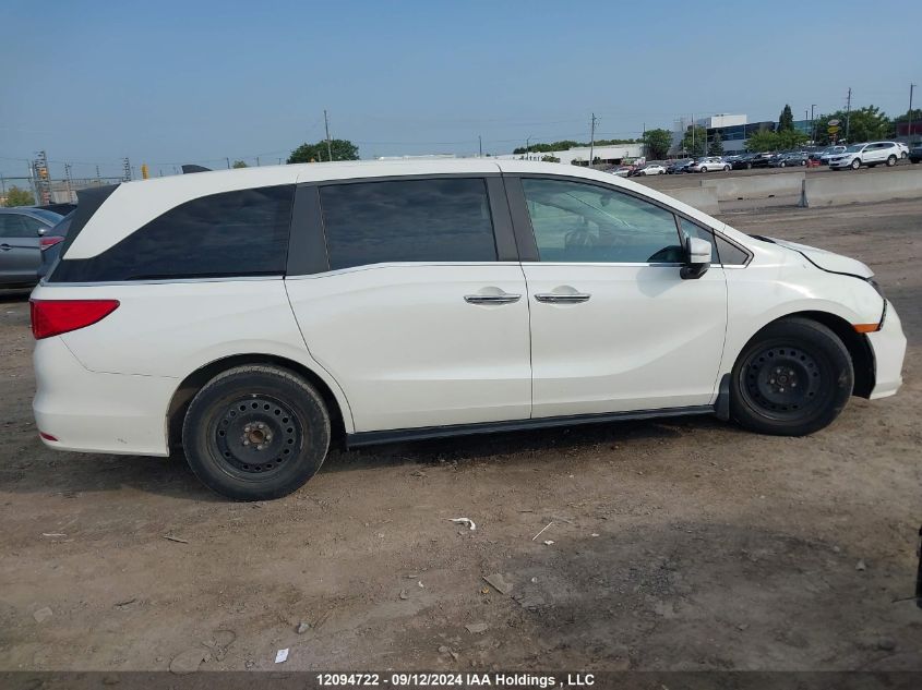 2019 Honda Odyssey VIN: 5FNRL6H41KB500245 Lot: 12094722