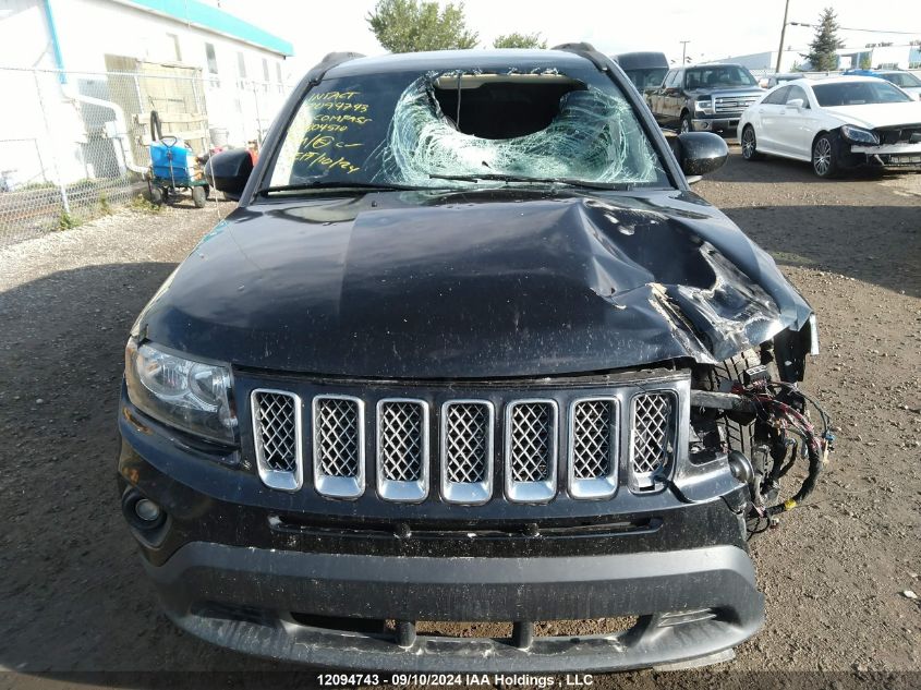 2014 Jeep Compass Sport VIN: 1C4NJDAB6ED804510 Lot: 12094743