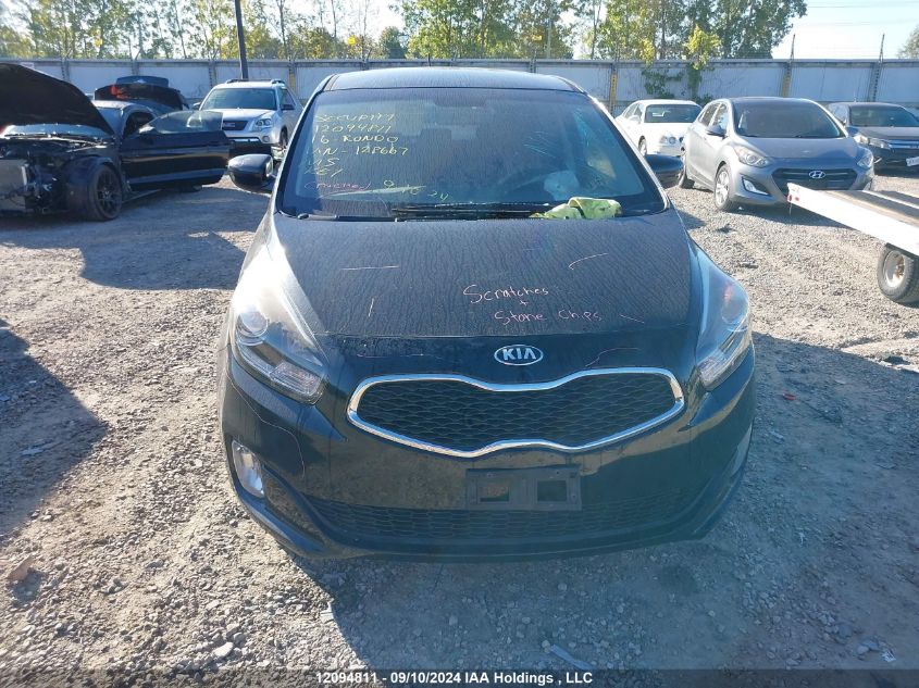 2016 Kia Rondo VIN: KNAHT8A33G7128667 Lot: 12094811