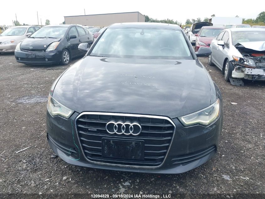 2012 Audi A6 VIN: WAUFGCFC4CN049389 Lot: 12094829