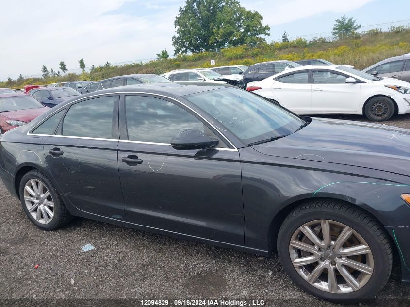 2012 Audi A6 VIN: WAUFGCFC4CN049389 Lot: 12094829