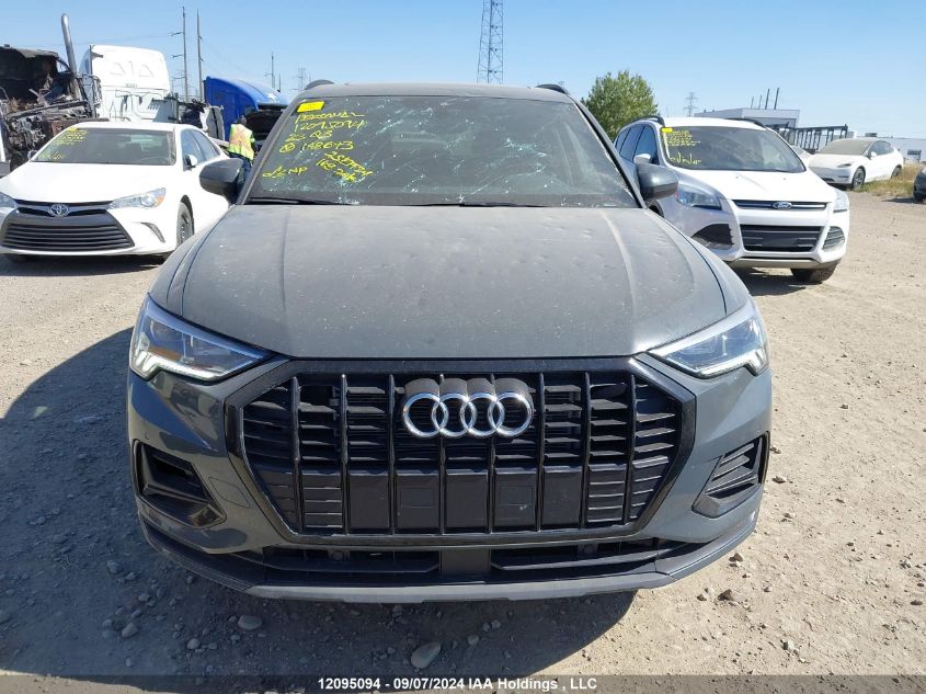 2023 Audi Q3 VIN: WA1AECF30P1148673 Lot: 12095094