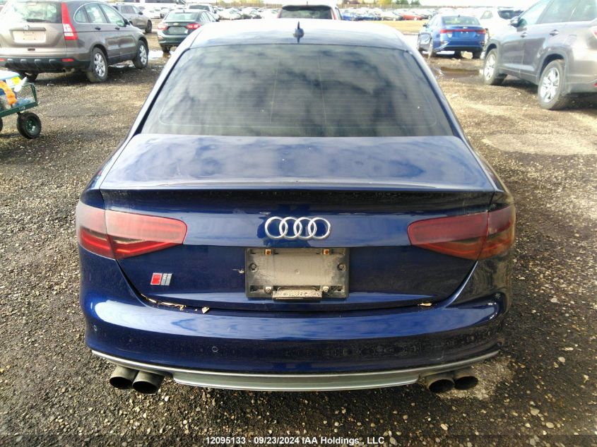 2014 Audi S4 VIN: WAUHGCFL0EA092971 Lot: 12095133