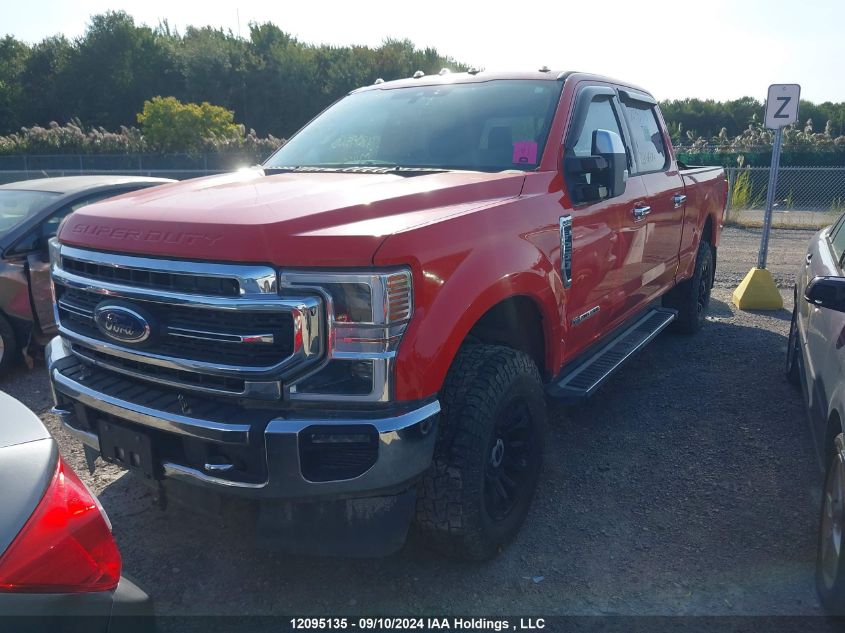 2021 Ford F-250 Lariat VIN: 1FT7W2BT0MED34604 Lot: 12095135