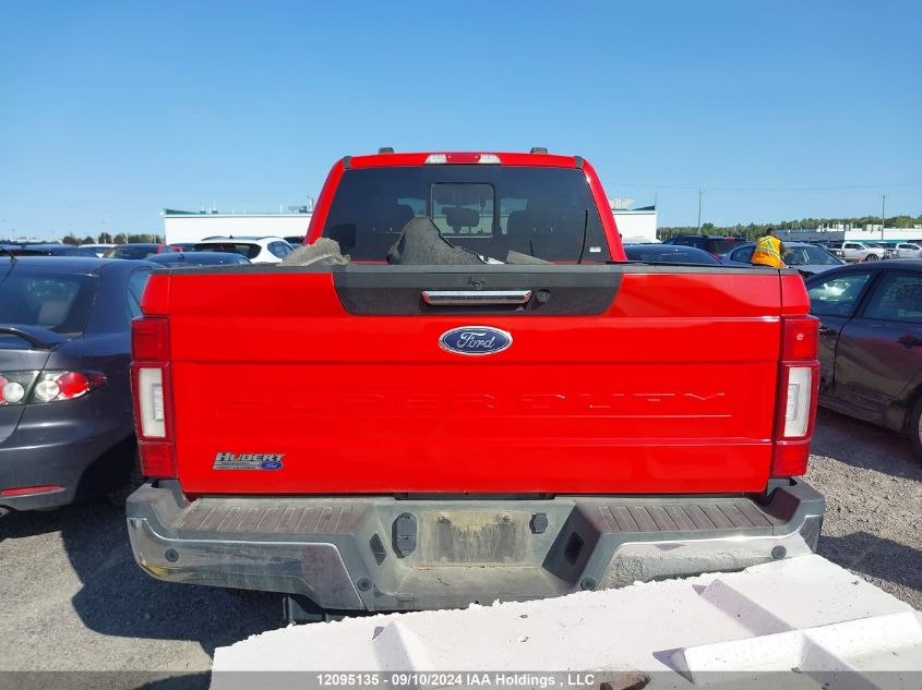 2021 Ford F-250 Lariat VIN: 1FT7W2BT0MED34604 Lot: 12095135