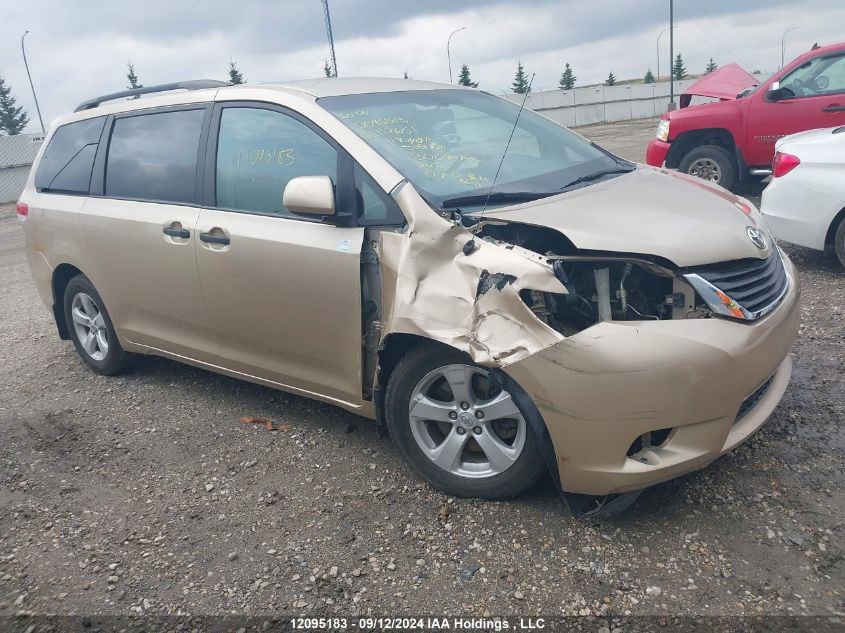 2011 Toyota Sienna V6 7 Passenger VIN: 5TDZK3DC2BS113651 Lot: 12095183