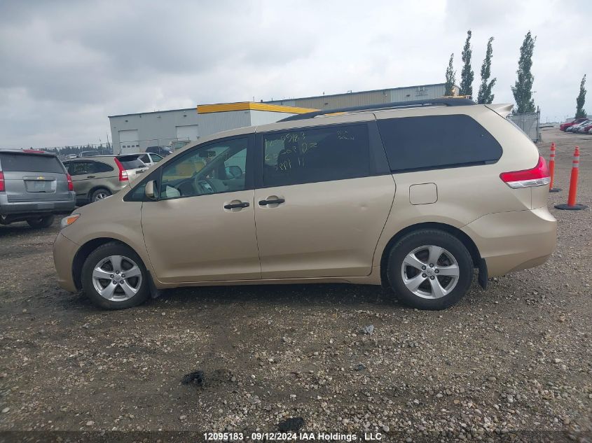 2011 Toyota Sienna V6 7 Passenger VIN: 5TDZK3DC2BS113651 Lot: 12095183