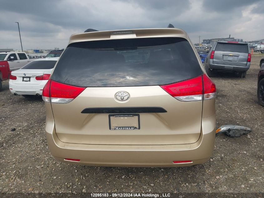 2011 Toyota Sienna V6 7 Passenger VIN: 5TDZK3DC2BS113651 Lot: 12095183