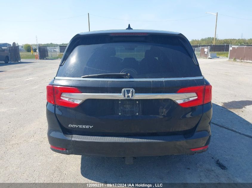 2018 Honda Odyssey Ex VIN: 5FNRL6H47JB500829 Lot: 12095231