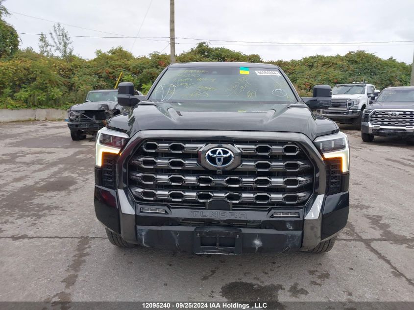 2022 Toyota Tundra Hybrid Platinum VIN: 5TFNC5DB0NX004960 Lot: 12095240