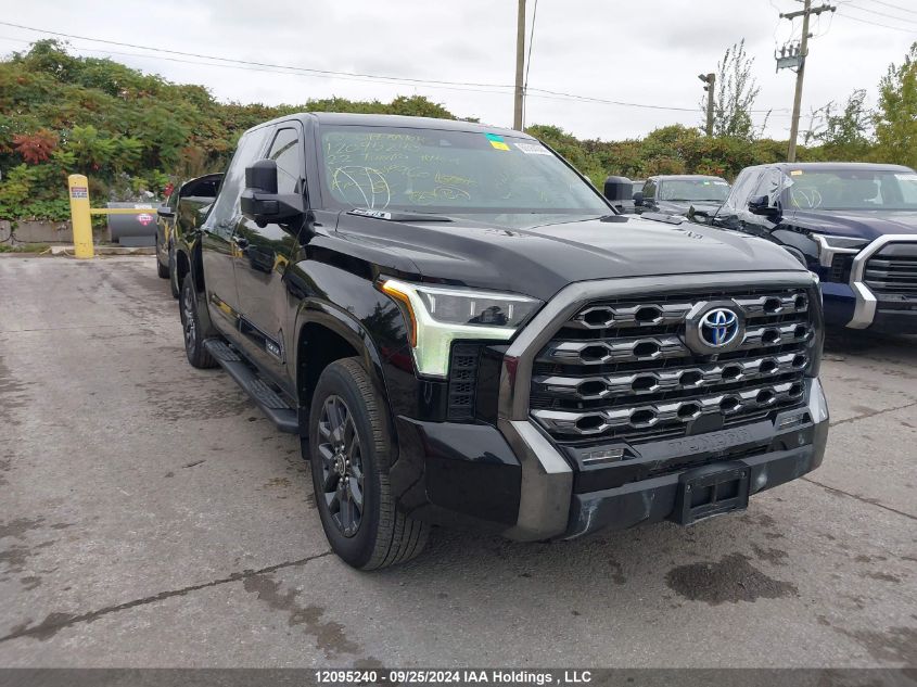 2022 Toyota Tundra Hybrid Platinum VIN: 5TFNC5DB0NX004960 Lot: 12095240