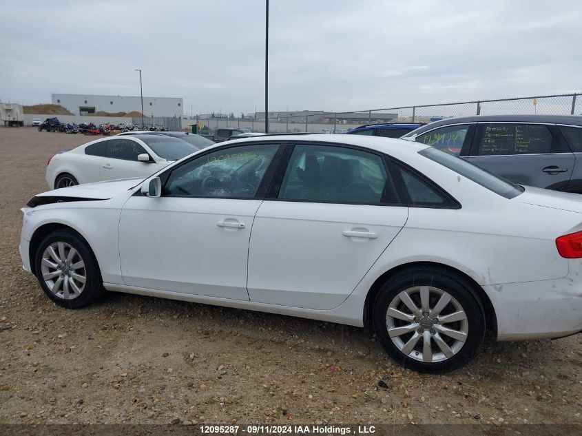 2013 Audi A4 VIN: WAUBFCFL6DN011729 Lot: 12095287