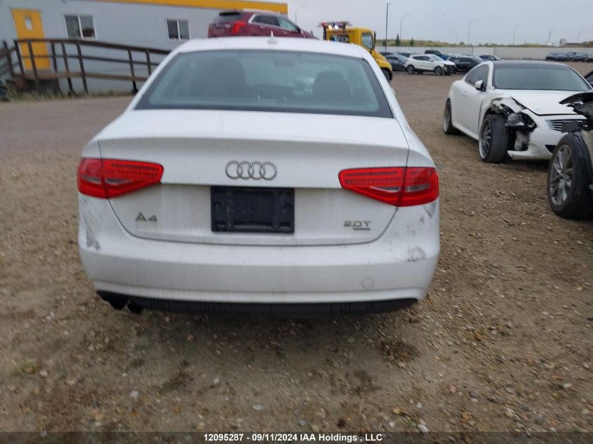 2013 Audi A4 VIN: WAUBFCFL6DN011729 Lot: 12095287