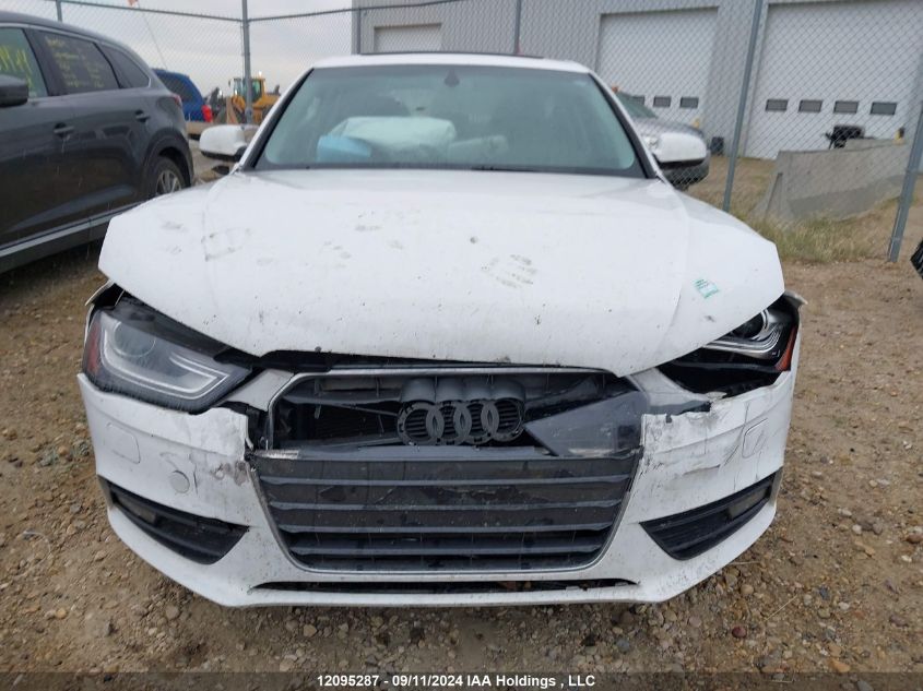 2013 Audi A4 VIN: WAUBFCFL6DN011729 Lot: 12095287