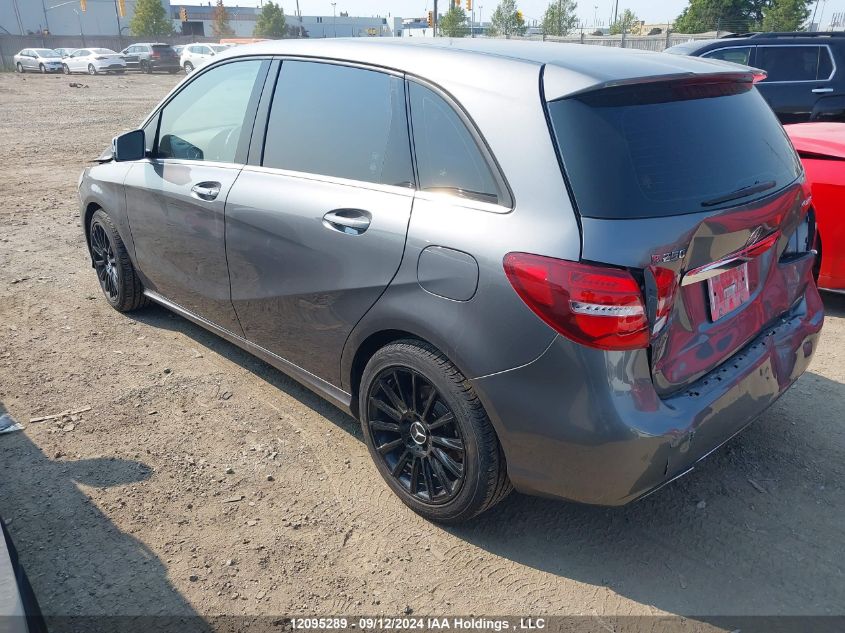 2017 Mercedes-Benz B-Class VIN: WDDMH4GB7HJ436378 Lot: 12095289