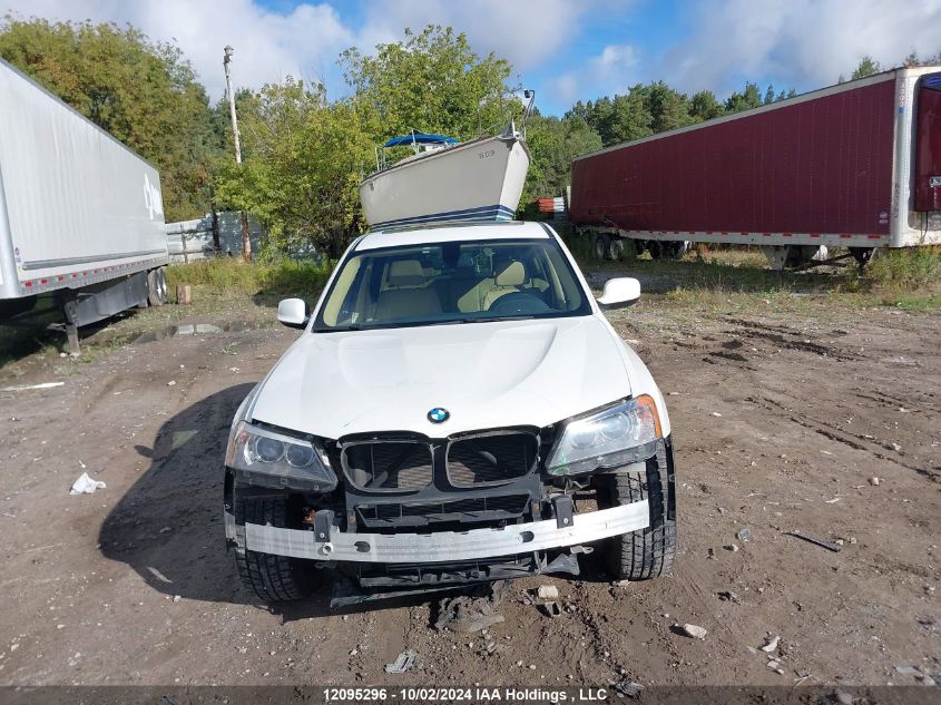 2013 BMW X3 VIN: 5UXWX9C57D0A27267 Lot: 12095296