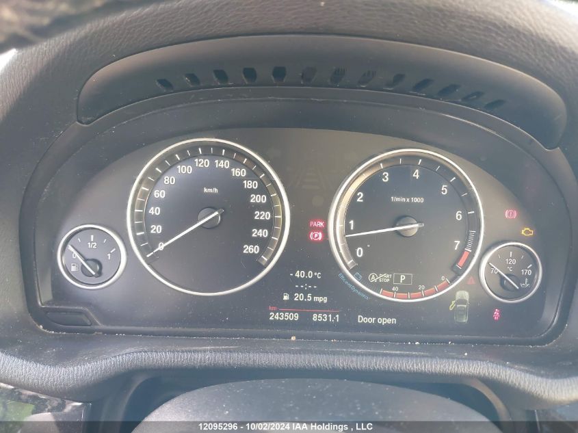 2013 BMW X3 VIN: 5UXWX9C57D0A27267 Lot: 12095296