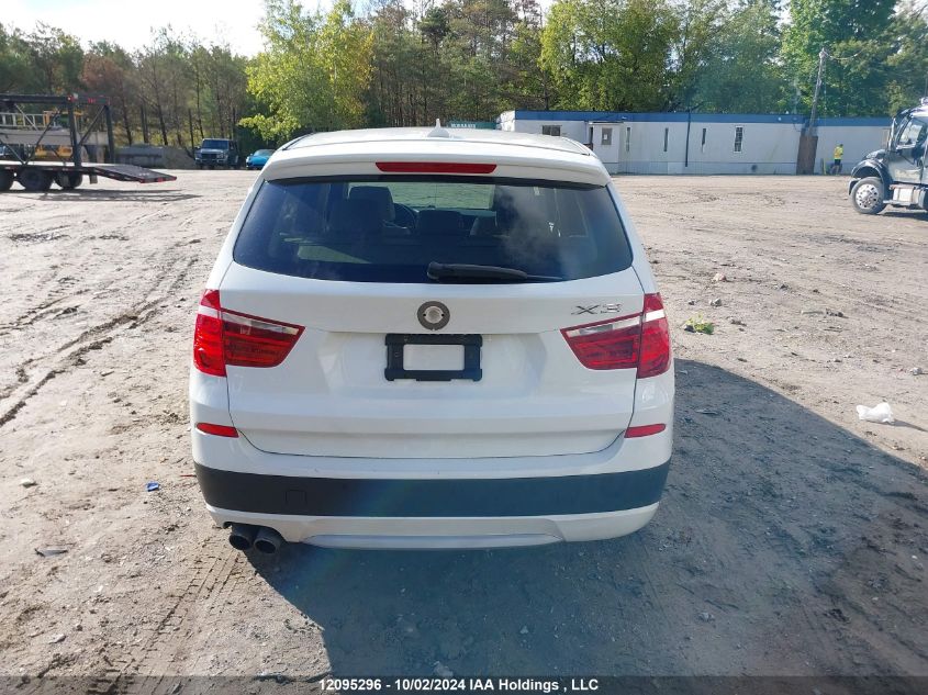 2013 BMW X3 VIN: 5UXWX9C57D0A27267 Lot: 12095296