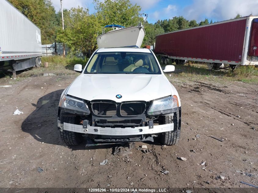 2013 BMW X3 VIN: 5UXWX9C57D0A27267 Lot: 12095296