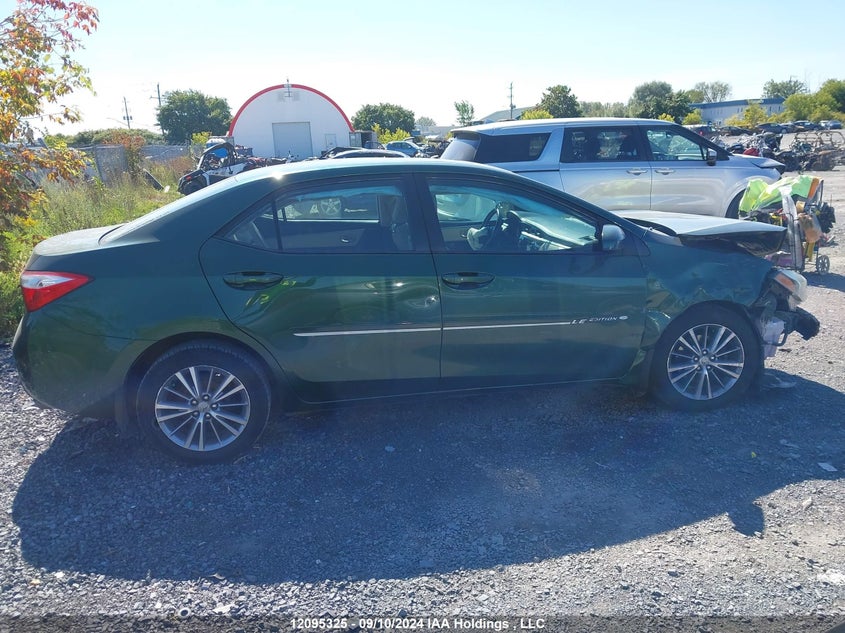 2015 Toyota Corolla Le VIN: 2T1BURHEXFC432126 Lot: 12095325