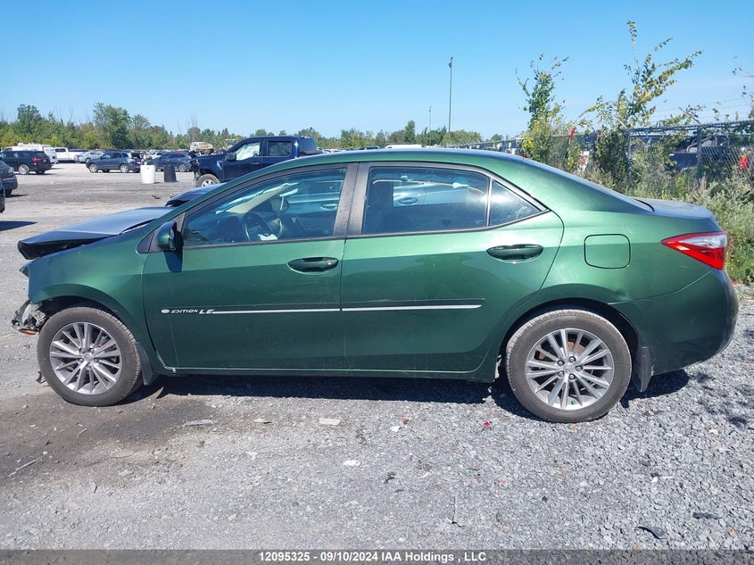 2015 Toyota Corolla Le VIN: 2T1BURHEXFC432126 Lot: 12095325