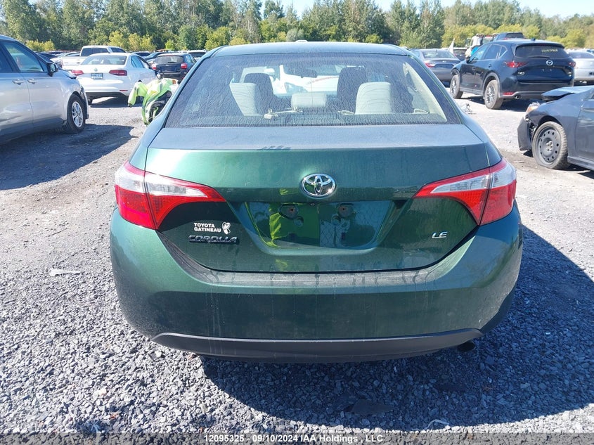 2015 Toyota Corolla Le VIN: 2T1BURHEXFC432126 Lot: 12095325