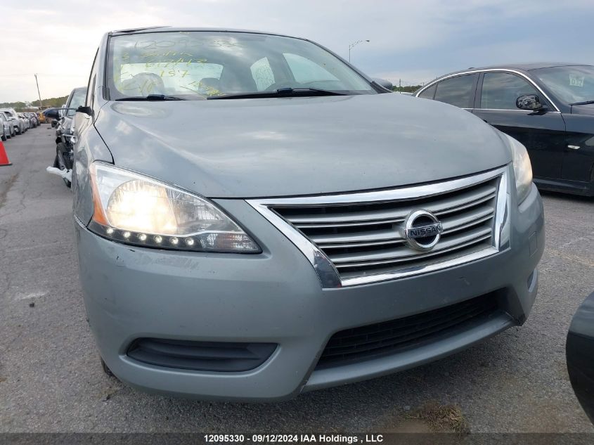 2013 Nissan Sentra VIN: 3N1AB7AP6DL617143 Lot: 12095330