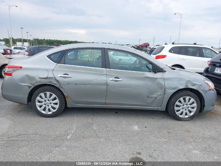 2013 Nissan Sentra VIN: 3N1AB7AP6DL617143 Lot: 12095330