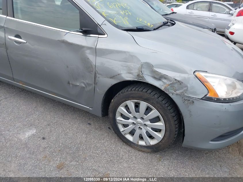 2013 Nissan Sentra VIN: 3N1AB7AP6DL617143 Lot: 12095330