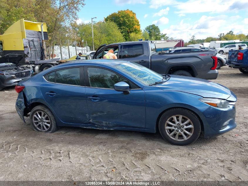 2017 Mazda Mazda3 VIN: JM1BN1V70H1147799 Lot: 12095334