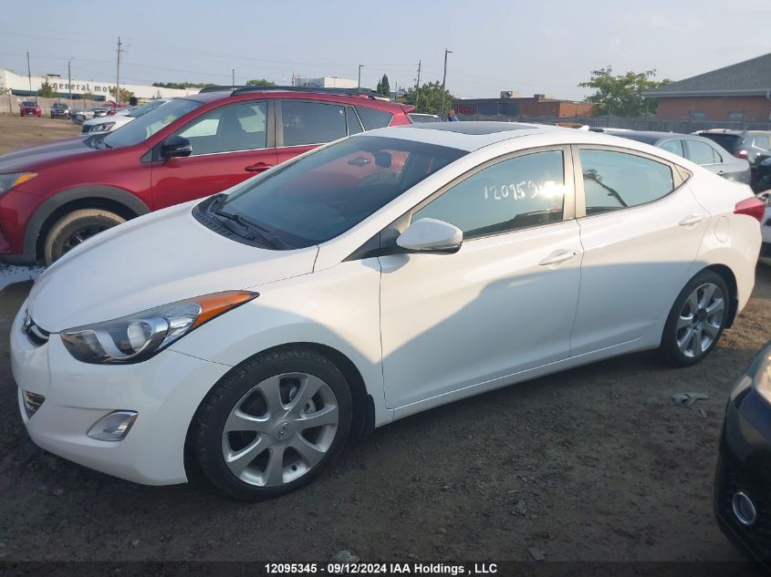 2012 Hyundai Elantra Gls/Limited VIN: 5NPDH4AE9CH117059 Lot: 12095345