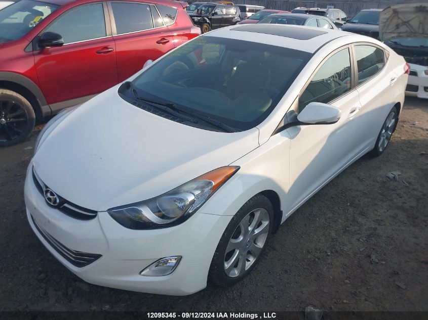 2012 Hyundai Elantra Gls/Limited VIN: 5NPDH4AE9CH117059 Lot: 12095345