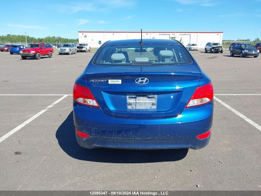 2016 Hyundai Accent Se VIN: KMHCT4AE9GU166330 Lot: 12095347