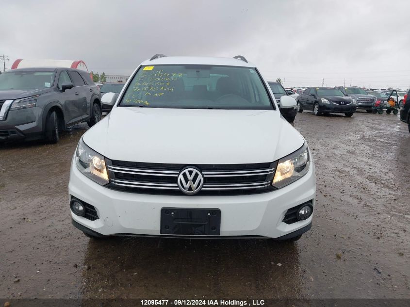 2014 Volkswagen Tiguan VIN: WVGHV3AX2EW605803 Lot: 12095477